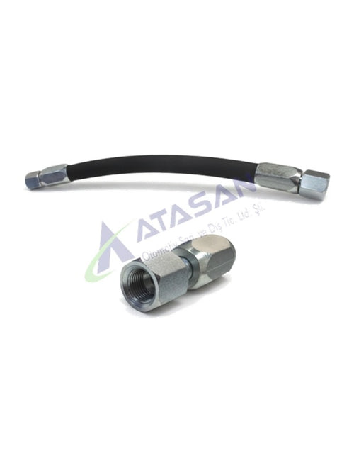 HİDROLİK DAMPER HORTUMU 5/8 Vidalı - New Holland - Massey Ferguson - Erkunt - Tümosan - Steyr-Başak - 55cm - 1 Adet