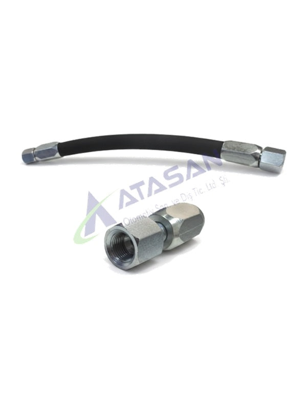 HİDROLİK DAMPER HORTUMU 5/8 Vidalı - New Holland - Massey Ferguson - Erkunt - Tümosan - Steyr-Başak - 55cm - 1 Adet