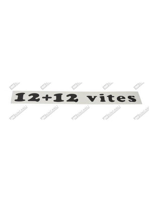 12+12 VİTES TEK YAZI - New Holland - Massey Ferguson - Erkunt - Tümosan - Steyr-Başak - AV5420 - 1 Adet