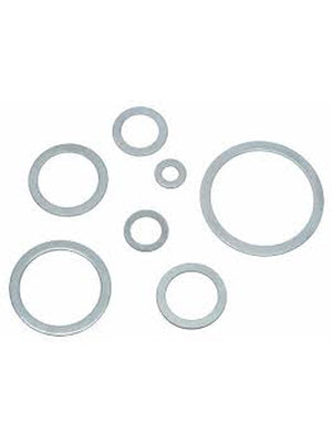 ALÜMİNYUM PUL 1/2 İç Çap: 13,00 Dış Çap:18 Kalınlık:1,20mm - New Holland - Massey Ferguson - Erkunt - Tümosan - Steyr-Başak - HRL4600 - 1 Adet
