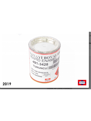 KAPORTA BOYA TURUNCU 1.KG 150010104063 - Fiat - HRL6180 - 1 Adet