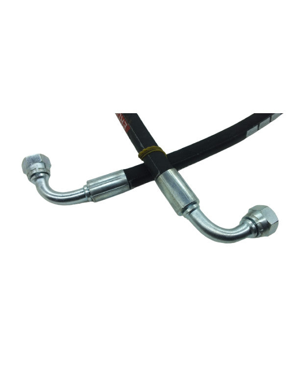 HİDROLİK DİREKSİYON HORTUMU BASINÇ İKİ UCU Eğri - 54C Y - 55.65 - Steyr - Başak - 107cm - 1 Adet
