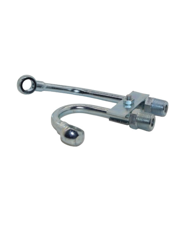 DAMPER ÇIKIŞ BORU SETİ ÇİFTLİ KISA TAKIM 20cm 5087875 - New Holland 55.46 - 55 - 5087873 - 1 Adet