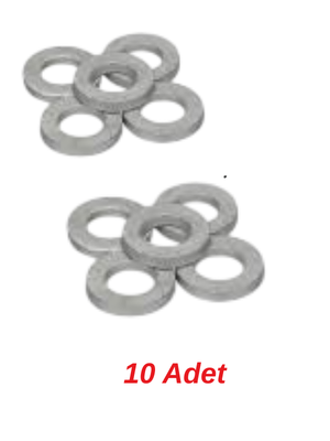 ARKA BİJON PULU M18 18,5x40 Kalın=6mm F1392 44011091 - New Holland TD Serisi - 5100516 - 5 Adet