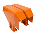KÖŞELİ ÇAMURLUK YUVARLAK KOVAN 5 DELİK SAĞ EM  DMR 500 - Fiat / New Holland 450 - 480 - 640 - 4999764 -   1  Adet