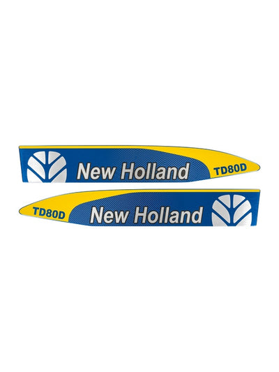 TAKIM YAZI NEW HOLLAND MAVİ YM - New Holland TD - 80D - AV5820 -   1  Adet