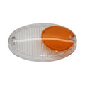 ÖN SİNYAL LAMBA CAMI OVAL R-L YM GÖMMELİ  (0125 - 001) - New Holland TT - TD - 5098225-A -   1  Adet