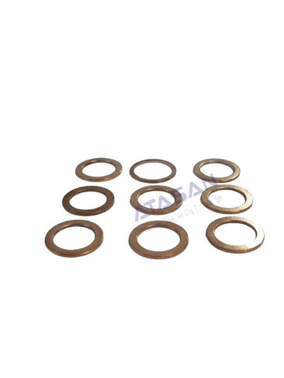 METRİK BAKIR PUL Metrik 12 İç Çap :12,20 Dış Çap:16,40 Kalınlık:1,20mm - New Holland - Massey Ferguson - Erkunt - Tümosan - Steyr-Başak - HRL5100 -   50  Adet