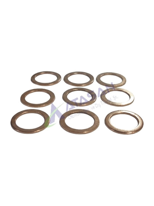 METRİK BAKIR PUL Metrik 24 İç Çap :20,20 Dış Çap:26,10  Kalınlık:1,20mm - New Holland - Massey Ferguson - Erkunt - Tümosan - Steyr-Başak - HRL5210 -   50  Adet