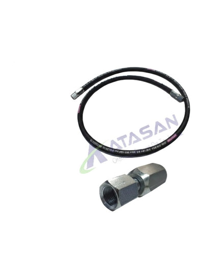 HİDROLİK  DAMPER HORTUMU 9/16 Vidalı - New Holland - Massey Ferguson - Erkunt - Tümosan - Steyr-Başak - 200cm -   1  Adet