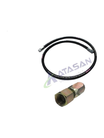 HİDROLİK  DAMPER HORTUMU 3/4 Vidalı - New Holland - Massey Ferguson - Erkunt - Tümosan - Steyr-Başak - 230cm -   1  Adet