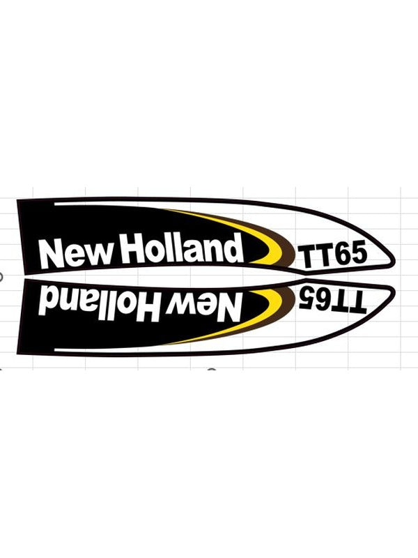 TAKIM YAZI NEW HOLLAND SİYAH YM - TT.65 - AV5510 -   1  Adet