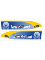 TAKIM YAZI NEW HOLLAND MAVİ YM - New Holland TD - 65D - AV5670 -   1  Adet