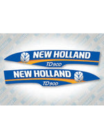 TAKIM YAZI NEW HOLLAND MAVİ ZEMİN YM - New Holland TD - 90D - AV5700 -   1  Adet
