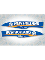 TAKIM YAZI NEW HOLLAND MAVİ ZEMİN YM - New Holland TD - 100D - AV5710 -   1  Adet