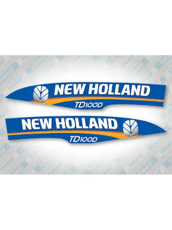 TAKIM YAZI NEW HOLLAND MAVİ ZEMİN YM - New Holland TD - 100D - AV5710 -   1  Adet
