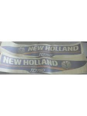 TAKIM YAZI NEW HOLLAND SİYAH YM - New Holland TD - 75D - AV5730 -   1  Adet
