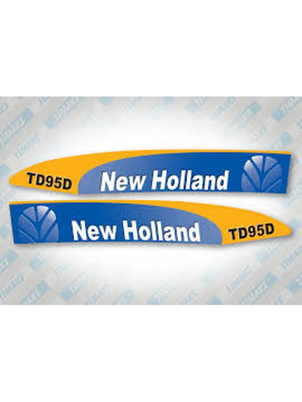 TAKIM YAZI NEW HOLLAND MAVİ YM - New Holland TD - 95D - AV5840 -   1  Adet