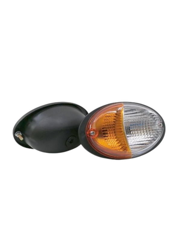 ÖN SİNYAL LAMBA CAMI OVAL R-L EM GÖMMELİ (STP00072C) - New Holland TT - TD - 5098225-A -   1  Adet