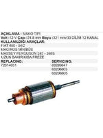 MARŞ KOLLEKTÖRÜ U+B/K+F - Fiat / New Holland 480 - 640 - Massey Ferguson 65 - 135 - 240 - 72314031 -   1  Adet