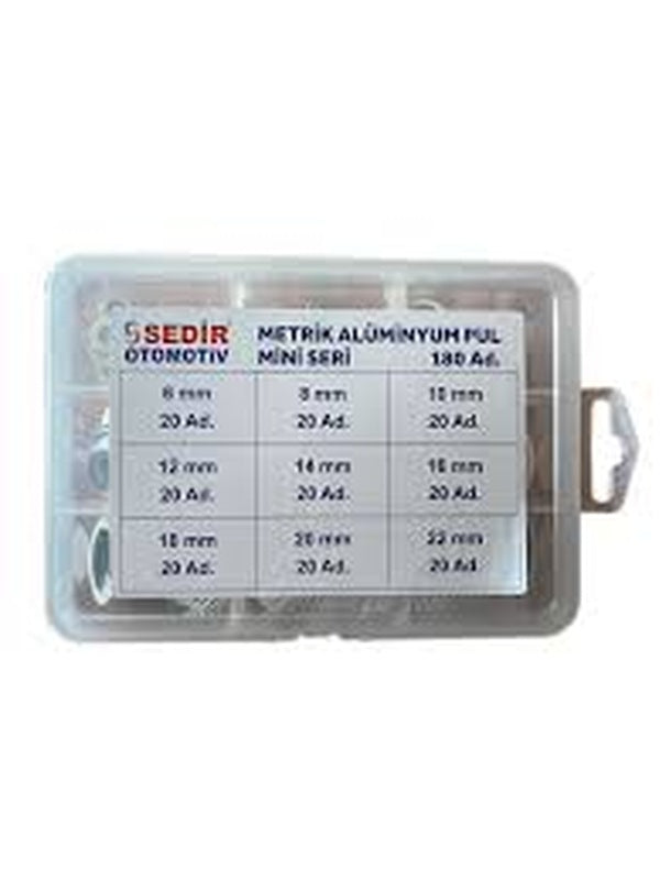 METRİK ALÜMİNYUM PUL  İç Çap :8,10  Dış Çap:12,30 Kalınlık:1,20mm - New Holland - Massey Ferguson - Erkunt - Tümosan - Steyr-Başak - HRL4780 -   1  Adet