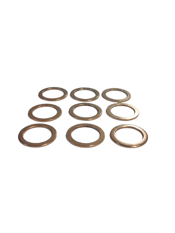 METRİK BAKIR PUL Metrik 16 İç Çap :16,10 Dış Çap:22,30 Kalınlık:1,20mm - New Holland - Massey Ferguson - Erkunt - Tümosan - Steyr-Başak - HRL5140 -   50  Adet
