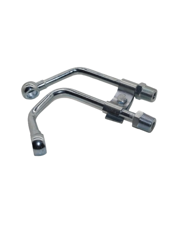 DAMPER ÇIKIŞ BORU SETİ Çifli Kısa Takım 20cm 596088  4991597 - Fiat / New Holland 54C - 596087 -   1  Adet