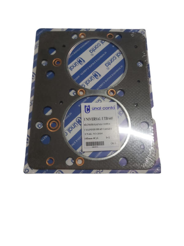 SİLİNDİR KAPAK CONTASI 4 Cyl.102mm İki Parça Takım - Fiat / New Holland 640 - UTB (Universal Traktör Bolu) - 121.02.023 -   1  Adet