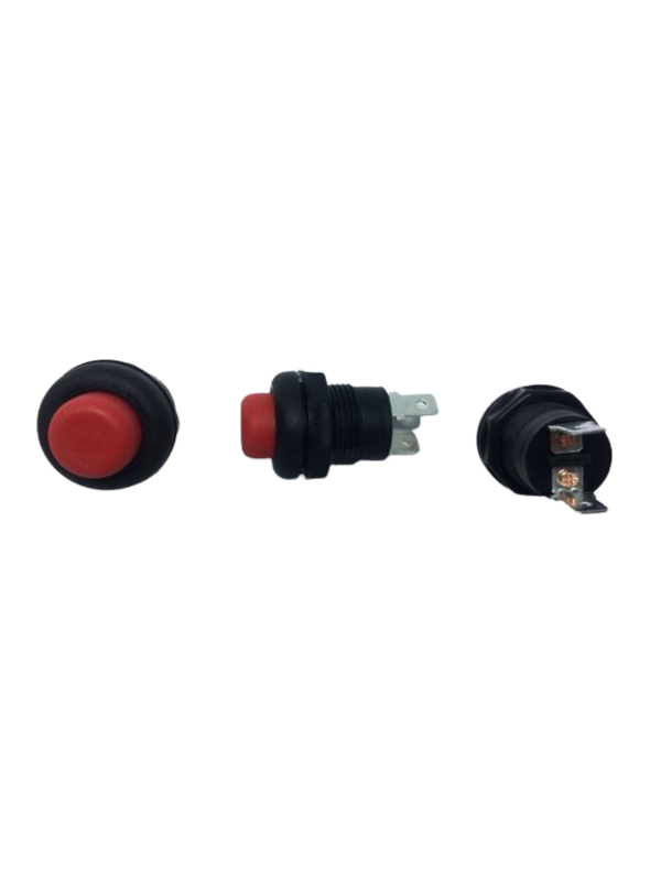 KIZDIRMA İKAZ DÜĞMESİ LASTİK BAŞ KIRMIZI D19TK - Ford - ELK1030 -   1  Adet