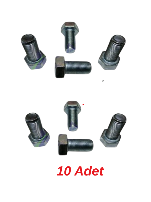 ARKA VE ÖN TEKER BİJONU M.18x1.5x35-15983831(AK 1830) - Massey Ferguson 65 - New Holland 70 - 80 - TT - TD - 15983821 -   10  Adet