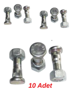 ARKA TEKER  BİJONU SOMUNLU  9/1x49 - Massey Ferguson 35 - 135 - 240 - 185400 -   10  Adet