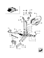 LİFT-O-MATİK MANDALI TAKIM 5087047 - Fiat / New Holland 54C - 55.60 - New Holland 70/56 - 5089956 -   1  Adet
