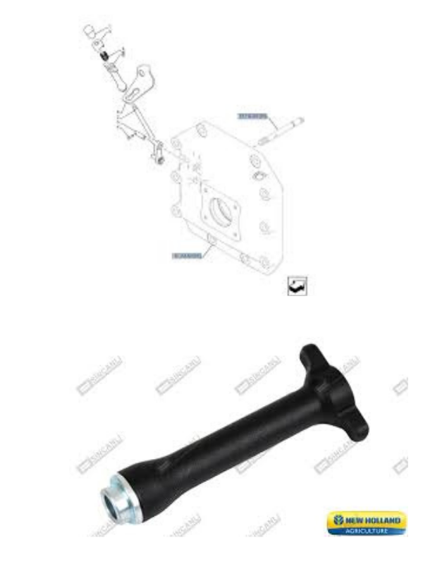 PTO KUYRUK MİLİ KOLU 540dan 750 Devre - New Holland TT - New Holland TD - Case IH - 5096582 -   1  Adet