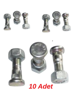 ARKA TEKER BİJONU SOMUNLU 5/8x61 - Massey Ferguson 30 - 65 - 165 - 185 - 893017 -   1  Adet