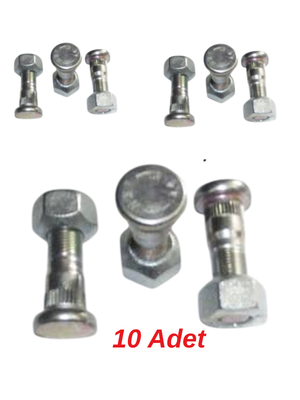 ARKA TEKER BİJONU SOMUNLU 5/8x61 - Massey Ferguson 30 - 65 - 165 - 185 - 893017 -   1  Adet