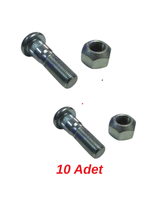 ARKA TEKER BİJONU SOMUNLU 5/8x55  881162M2 - Massey Ferguson 265 - 285 - 893017 -   10  Adet