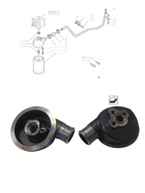 HİDROLİK FİLTRE BAĞLANTISI M24x1,5 5085666 - New Holland 55 - 80 - 110.90 - 5094372 -   1  Adet